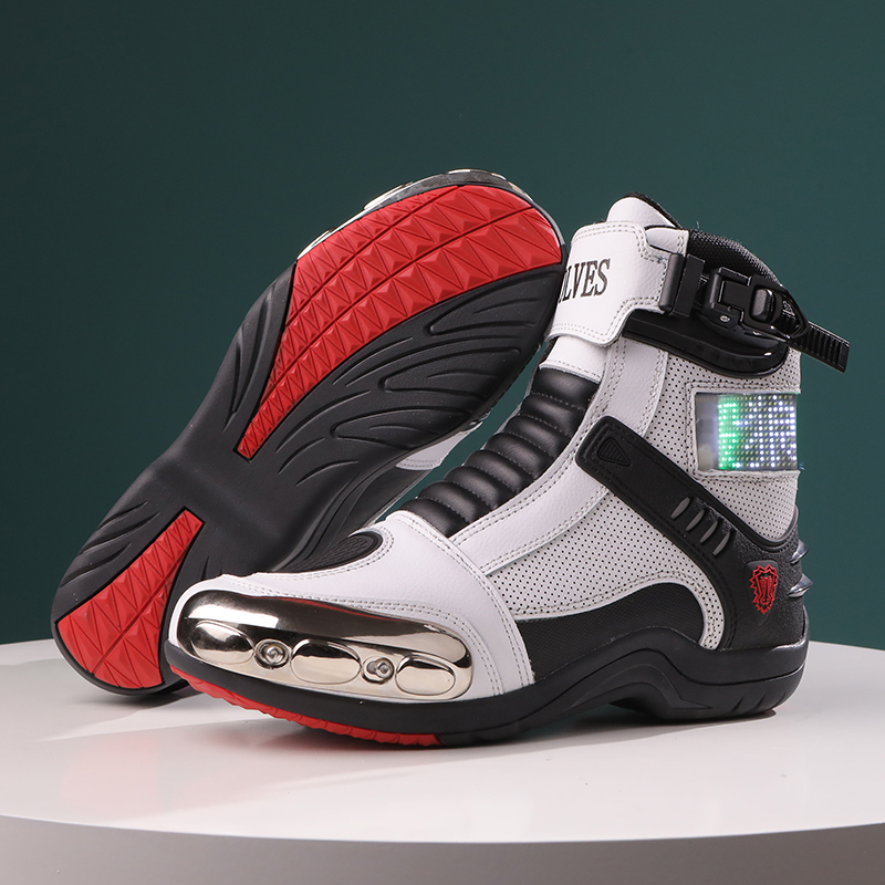 JG.WOLVES Leather Biker Shoes  - đánh giá và giá Motorcycle Gear For Women