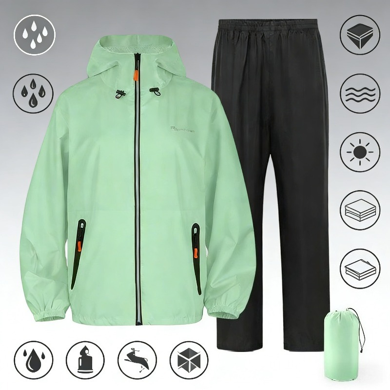 Full Body Waterproof Rain Suit - đánh giá và giá Motorcycle Gear For Women