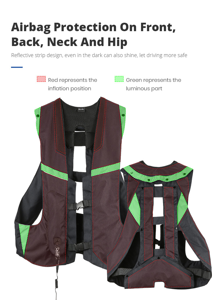 Adjustable Size Motorcycle Saf - đánh giá và giá Motorcycle Gear With Airbag