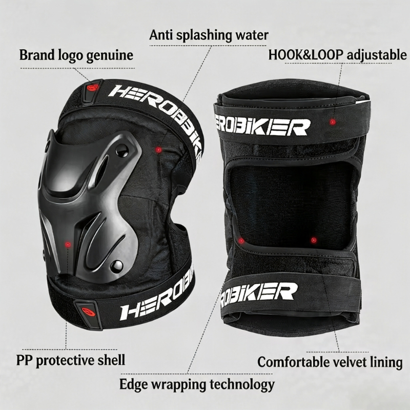 Anti-Fall Wear Resistant Motoc - đánh giá và giá Knee Guard Hard