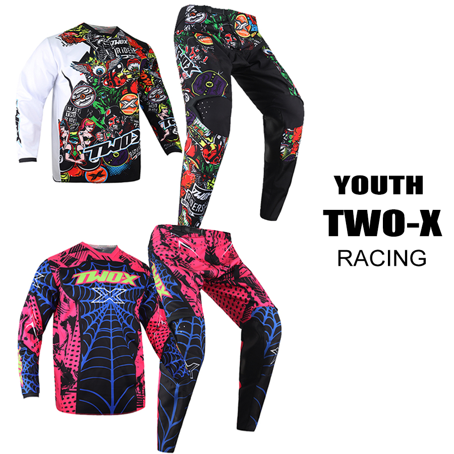 Two-X Youth Podium Motocross K - đánh giá và giá Motorcycle Gear Kids