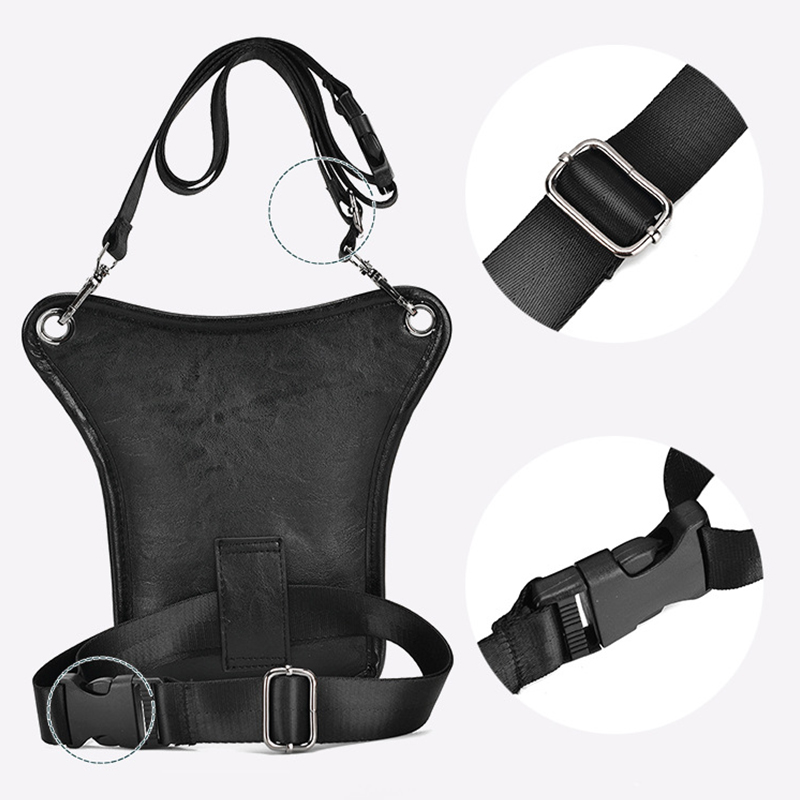 Vintage Pu Leather Waist Pack  - đánh giá và giá Motorcycle Gear Backpack