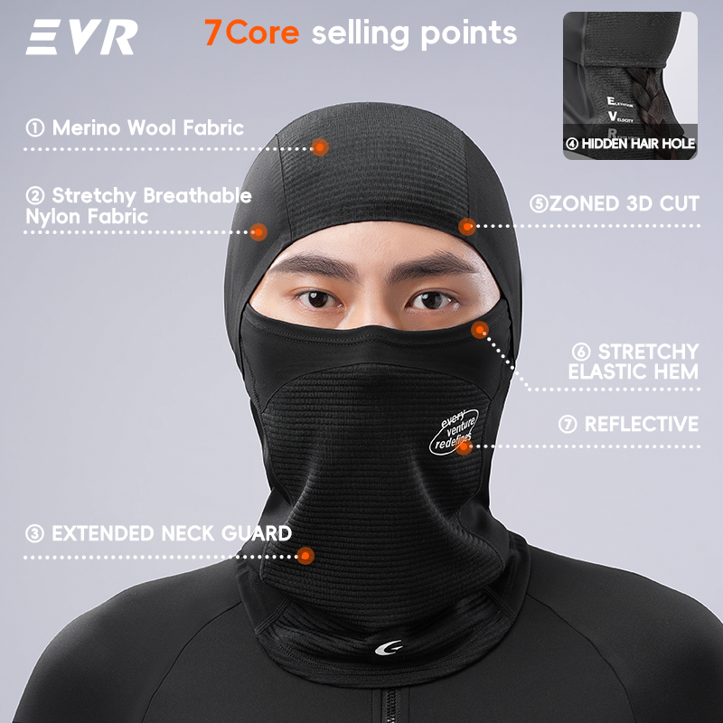 EVR Winter Wool Face Mask Neck - đánh giá và giá Motorcycle Gear For Women